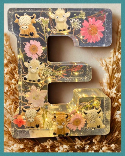 Resin Letter Lights