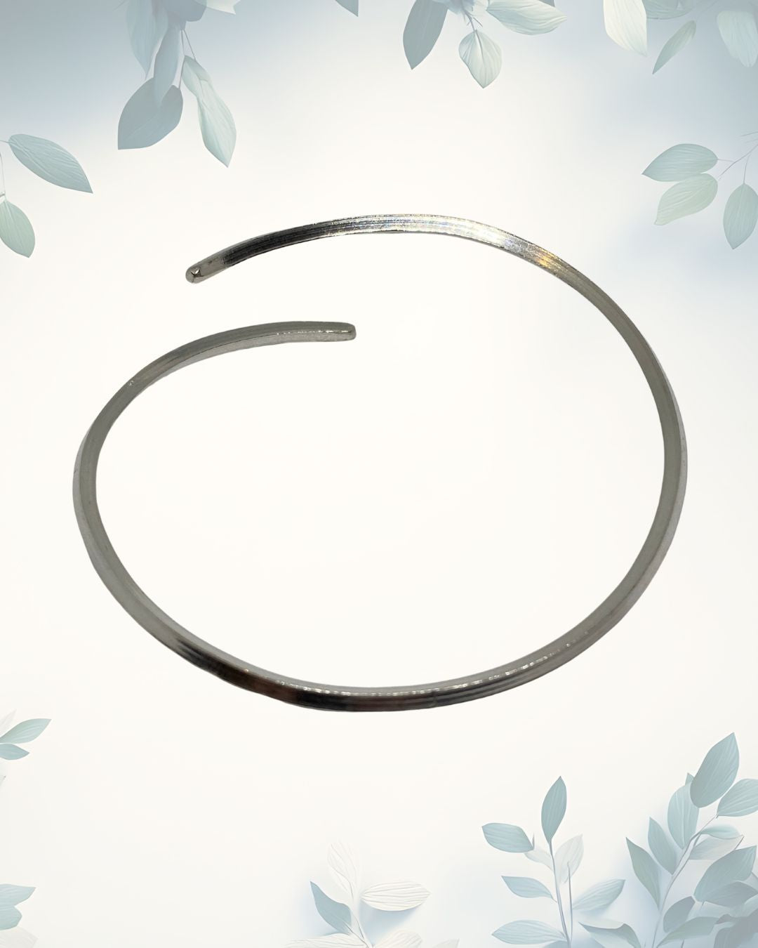 Silver Bangle - Spiral