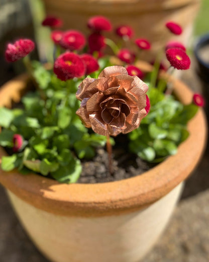 Copper Flower Decoration