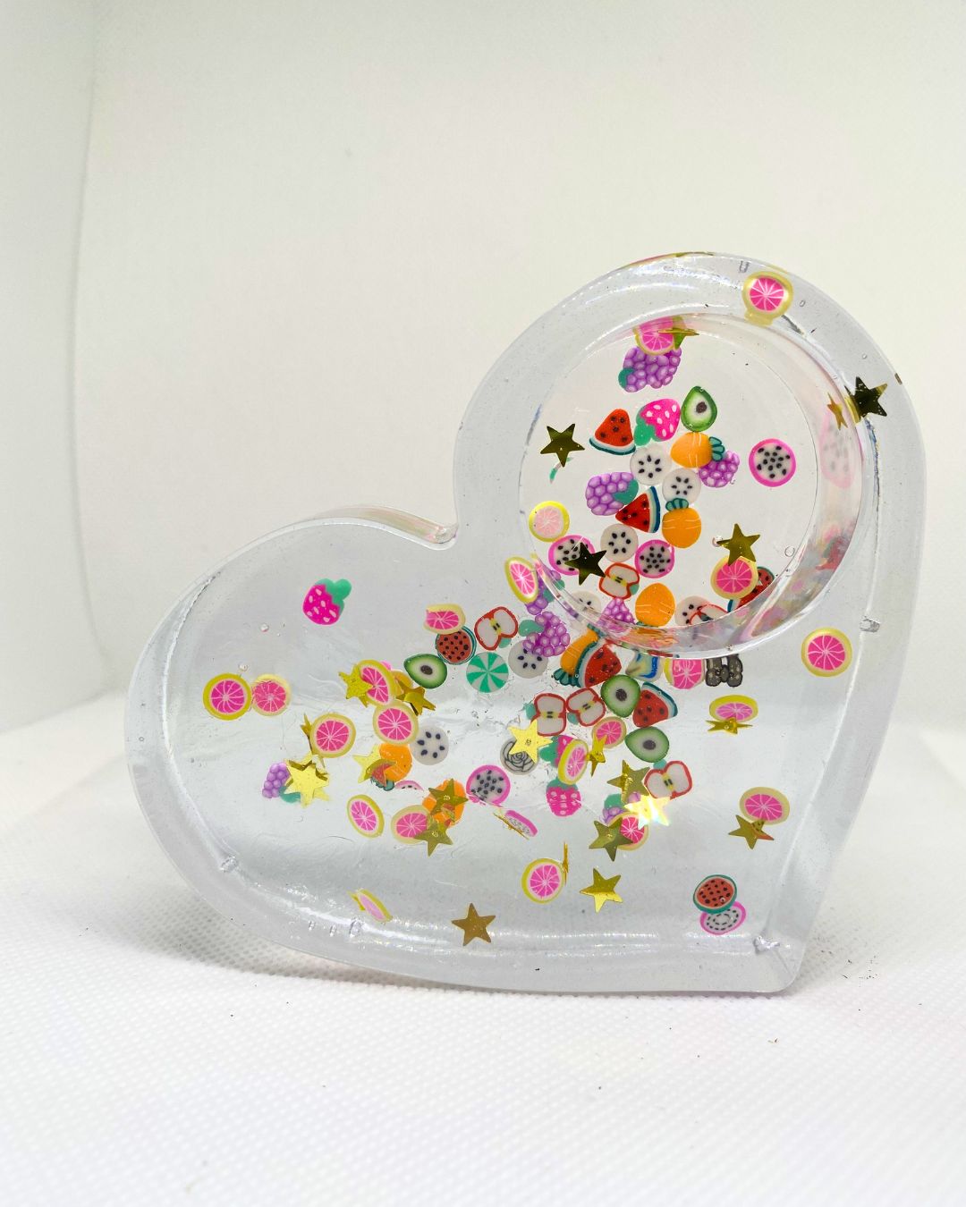 Resin candle holder