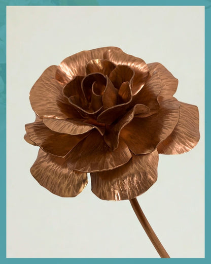 Copper Flower Decoration