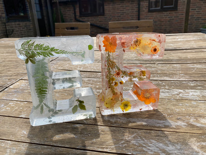 Resin Letter Lights