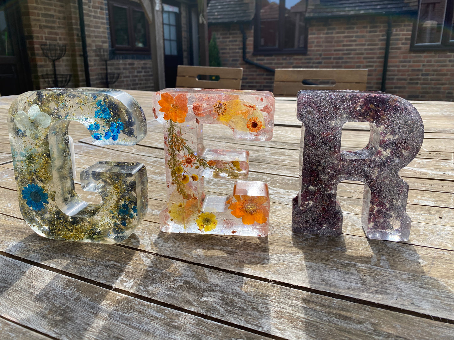 Resin Letter Lights